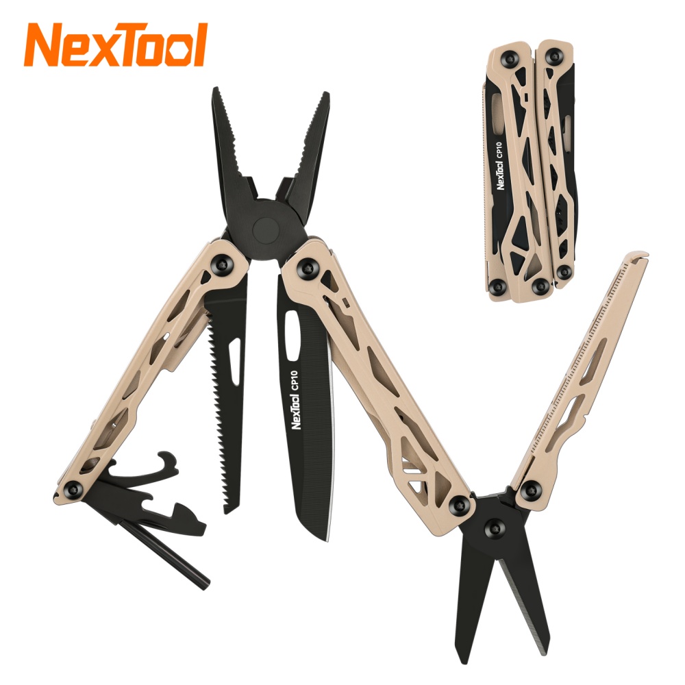 Outdoor Adventure Backpack - NexTool Camper Zange CP10 12-Funktionen-Multitool-Zange Outdoor-Ausrüstung