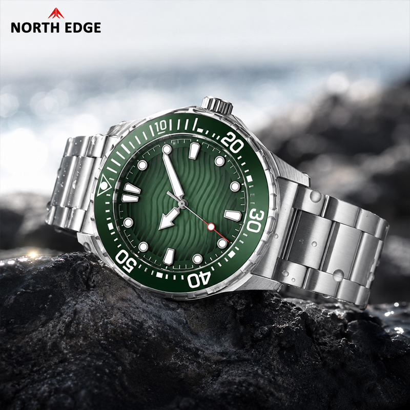 Outdoor Adventure Watches - North Edge TRITON Taucheruhr für Taucher