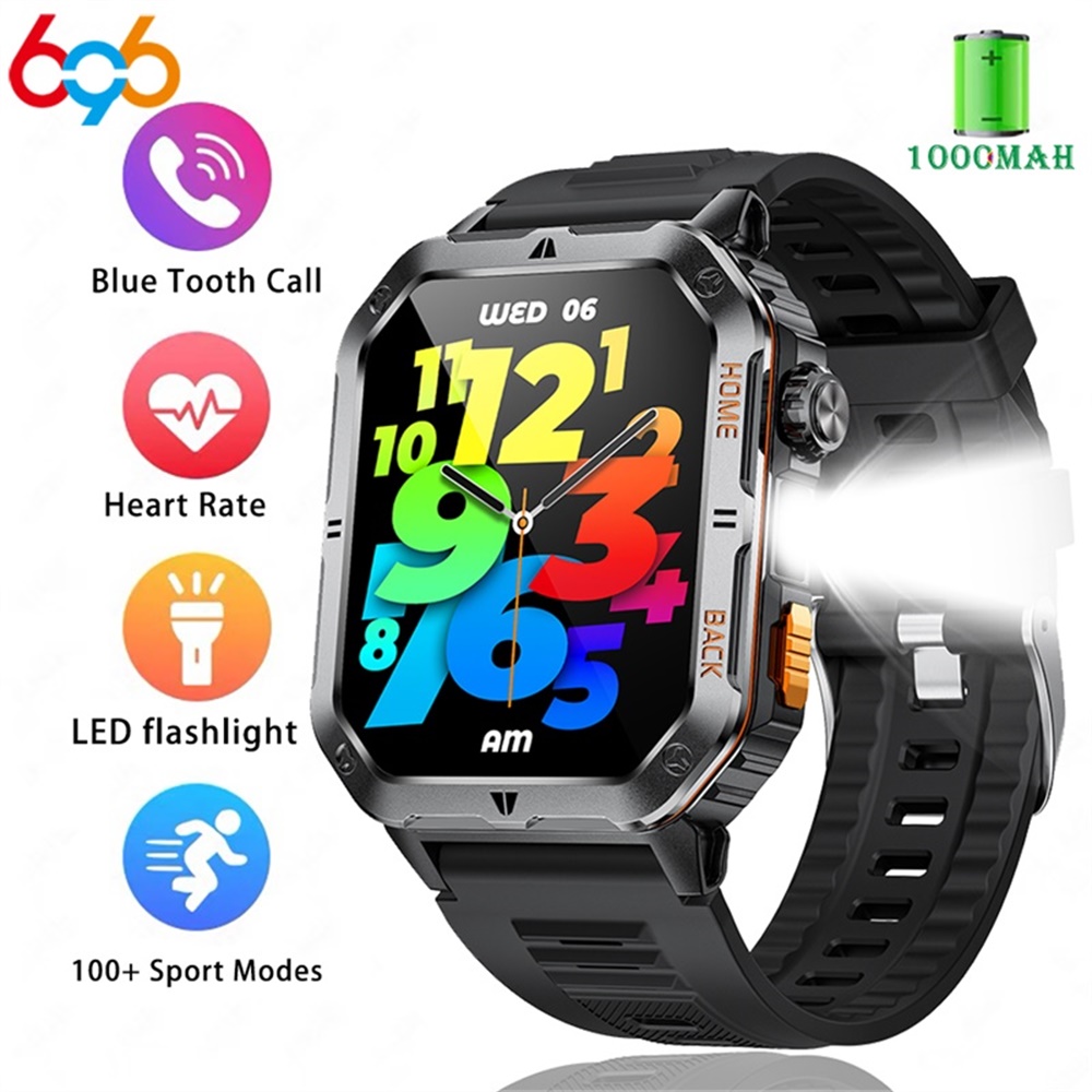 Outdoor Adventure Watches - Outdoor-Abenteuer Smartwatch für Herren Bluetooth-Anruf IP68