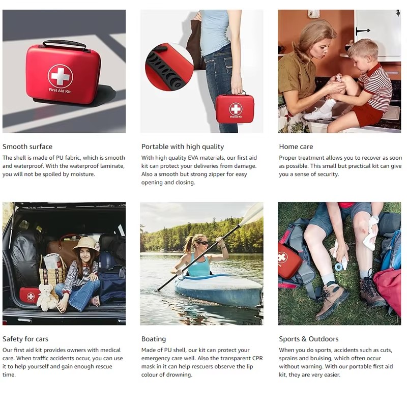 Tragbares Erste-Hilfe-Set für  – Outdoor Adventure And Travel Bewertung und Preis