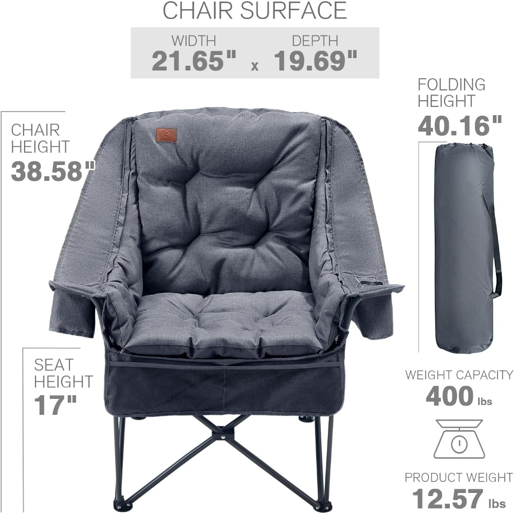 Langlebiger XL Campingstuhl mi – Outdoor Adventure Xl Bewertung und Preis