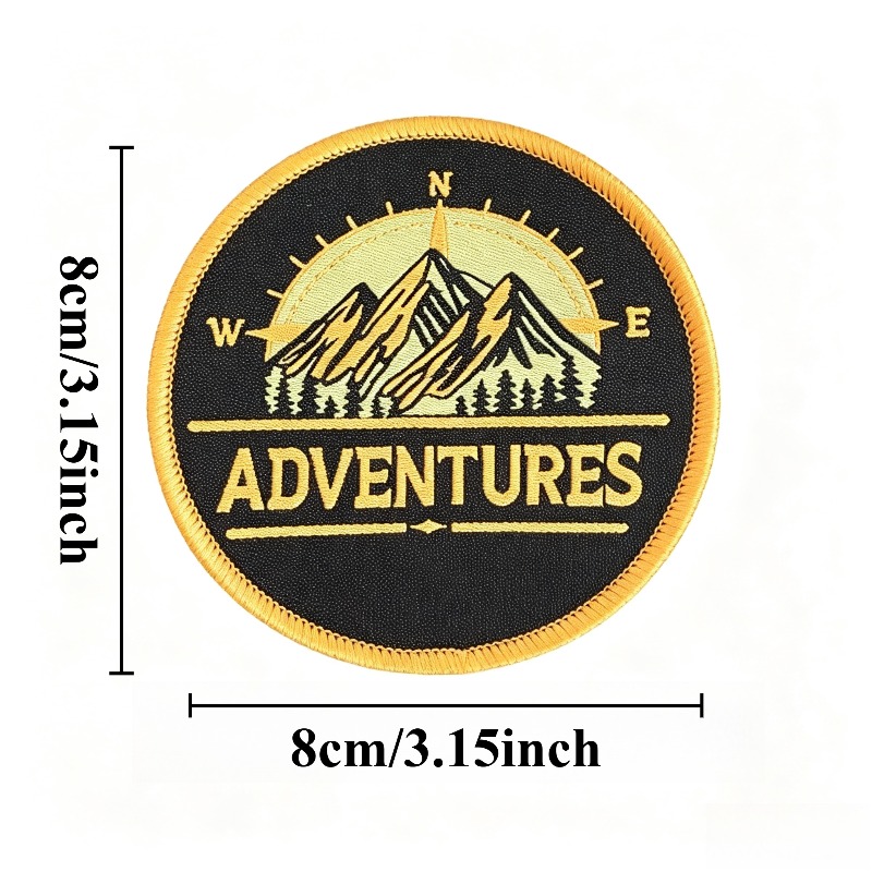 Abenteuer-Bergkompass Bestickt – Outdoor Adventure With No Backpack Bewertung und Preis