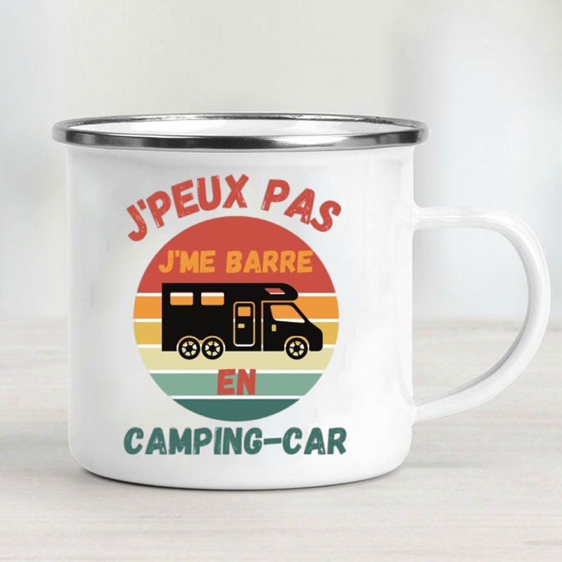 Camping-Auto Emaille-Becher 'A – Outdoor Adventure And Travel Bewertung und Preis