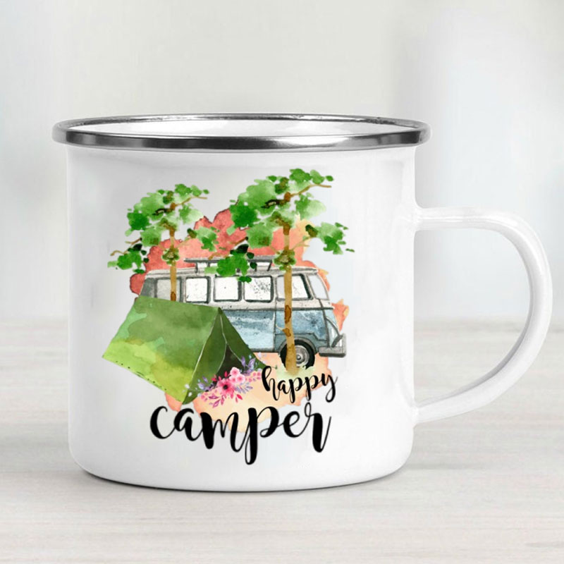 Camping-Auto Emaille-Becher 'A – Outdoor Adventure And Travel Bewertung und Preis